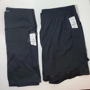 2 Pairs Women’s Ardene’s Move Shorts Size Large Black